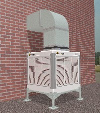 ground mounted evaporative cooler