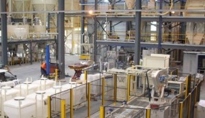 Typical ATEX zoned area in powder handling facility