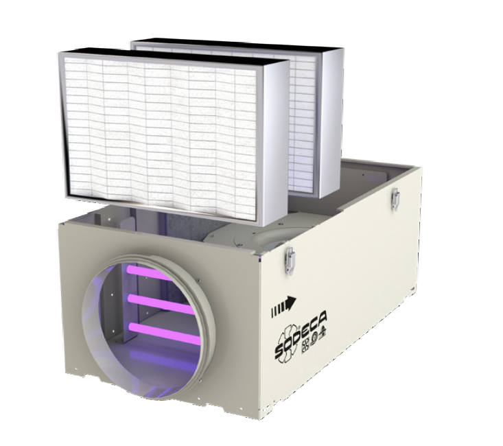 Duct Section Air Purifiers with fan
