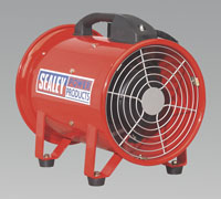 Sealey VEN200 1,500m3/h ventilation fan with 5m ducting