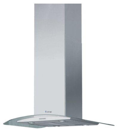 772-10/B OPAL is a modern stainless steel, 900mm wide cooker hood with good LED lighting (2x2W) and has a stainless steel wire filter easily cleaned by hand or in the dishwasher. 165 m³/h.