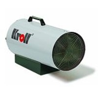 Kroll P100 Dual Voltage 59?-113kW Propane gas heater - dual voltage
