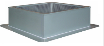 FDG 630 flat roof socket. Galvanized steel supplied with 40 mm mineral wool 