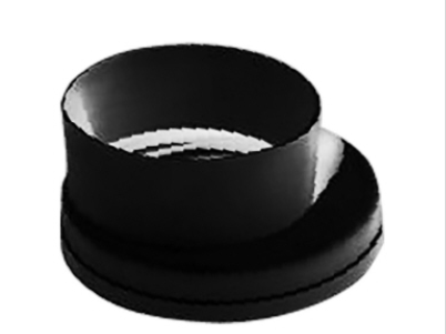 ISO+ adapter R160-125A. Asymetrical EPDM reducer 160mm x 125mm