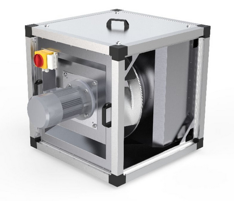 MUB/T-S 042 355EV 3,140m³/h, 230v Centrifugal box fan, 120  °C.  continuous, insulated