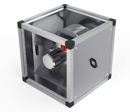 MUB/T 042 450EV 6,070m³/h Centrifugal box fan, 120°C.  continuous, insulated