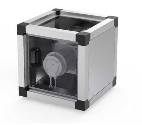 MUB/T 450EV ECO 6,070m³/h Centrifugal box fan, 120°C.  continuous, insulated