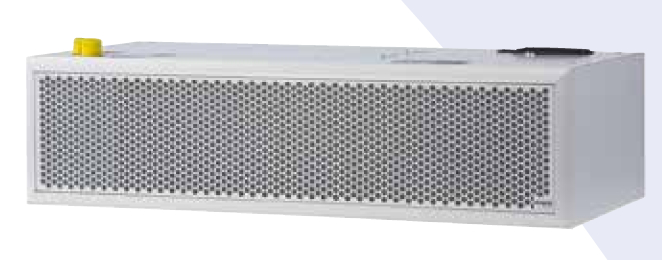 Easyair L1000 Horizontal, water heated (15kW) air curtain for height 3.2m, 1000mm wide (EC fan)