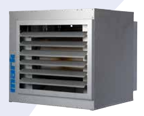 GS+ 135, gas-fired condensating air heater with modulating EC fan, 128,3 kW