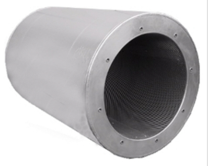 RSA 315/315/070 (F) for use together with of AXC axial fans. 315mm duct, 315mm, long with 70mm insulation. The silencer should be mounted directly before or after the fan