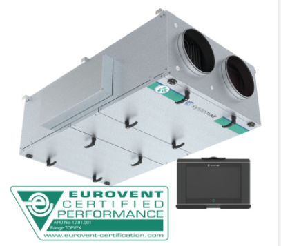 Topvex FR08-L-CAV heat exchanger with no heater, constant air volume control. 5,420m³/h