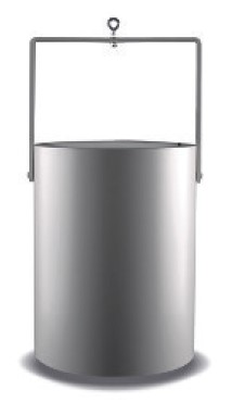 Airius Designer Model 60-PS4 version with a uniform cylindrical housing for ceilings 12 - 18m.  2,832m3/h