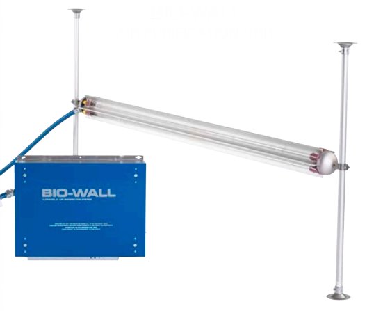 Biowall MAX In-duct UV air purifier: 5 X 60