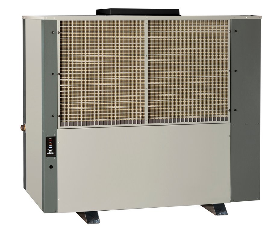 DH600BY 3 phase dehumidifier with reverse cycle defrost. 