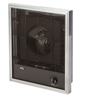 CHDA-2000 2kw 230v ~ 1ph recessed wall mounted fan heater with integrated control