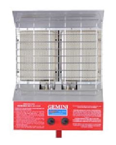 Gemini WM-DPH 6kw wall mounted Gas fired double plaque heater