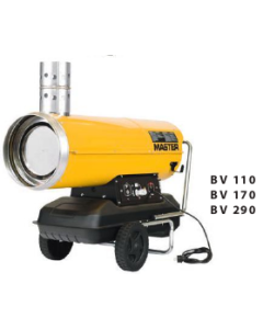 Master BV 170E Portable High Pressure Indirect  Oil fired 49kw Air Heater
