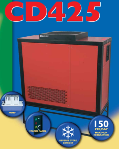 CD425 415v 3PH Static Dehumidifier (digital). 
