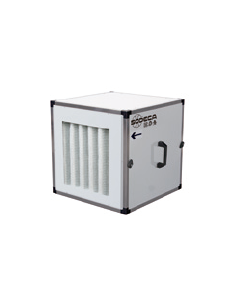 CJBD/ALF-2525-6M 1/3 - 2,700m3/h, 230V. Dust control/ventilation unit with pre-lacquered sheet, built-in filters and profiles in aluminium