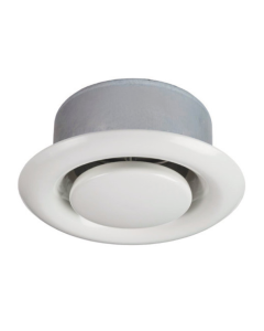 EFFC-200-SW Exhaust diffuser for installation on ceiling or wall, 200mm diameter. RAL9016