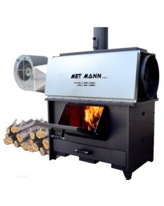 EP-050-C wood fired space heater in use