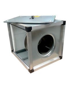  MUB+FILTER 062 560 C.  Coarse 65% (G4) 9,450m³/h Centrifugal box fan with integrated filter  insulated, flexible outlet