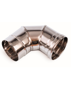 90 Degree x 200mm Stainless Steel Elbow