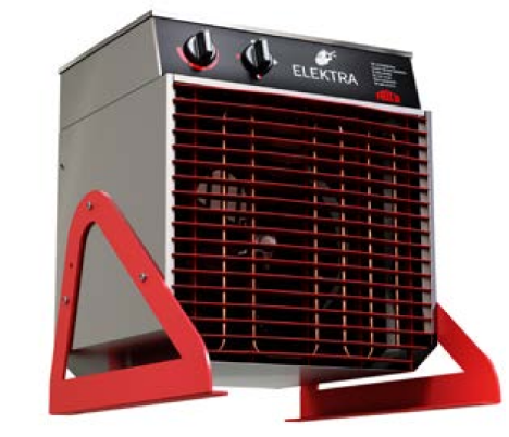 Elektra ELF633 6kw 3ph portable fan heater for increased fire risk applications