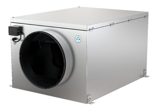 KVK Silent 500 EC Centrifugal circular duct fan, insulated. 6,200m³/h