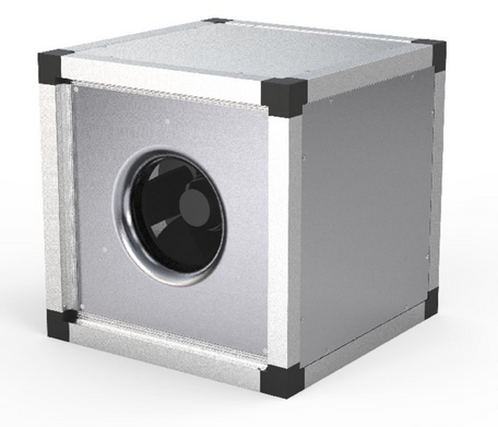  MUB 025 355DV sileo Multibox, 400v. 3,030m³/h Centrifugal box fan, insulated, flexible outlet