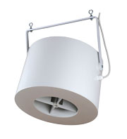 Airius Model R20 Retail series  - Standard (Variable Speed) destratification fan for ceilings  2.5 - 8m. 1,053m3/h 