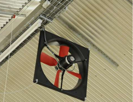 Suspended fan - part of the solution for heat stress in poultry