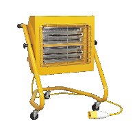 Puravent range of Electric Industrial Heaters include 110v Radiant Heaters