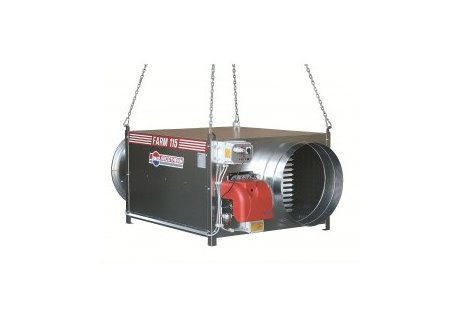 suspended indirect heater