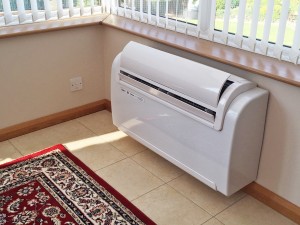 Unico. An attractive air conditioner on the inside