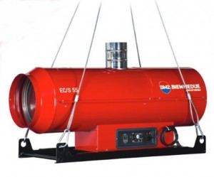 Arcotherm EC suspended indirect oil fired heater