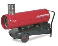 EC32 mobile indirect oil fired heater