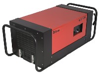 Ebac CD100 stationary dehumidifier on skid frame